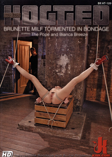 Brunette milf tormented in bondage